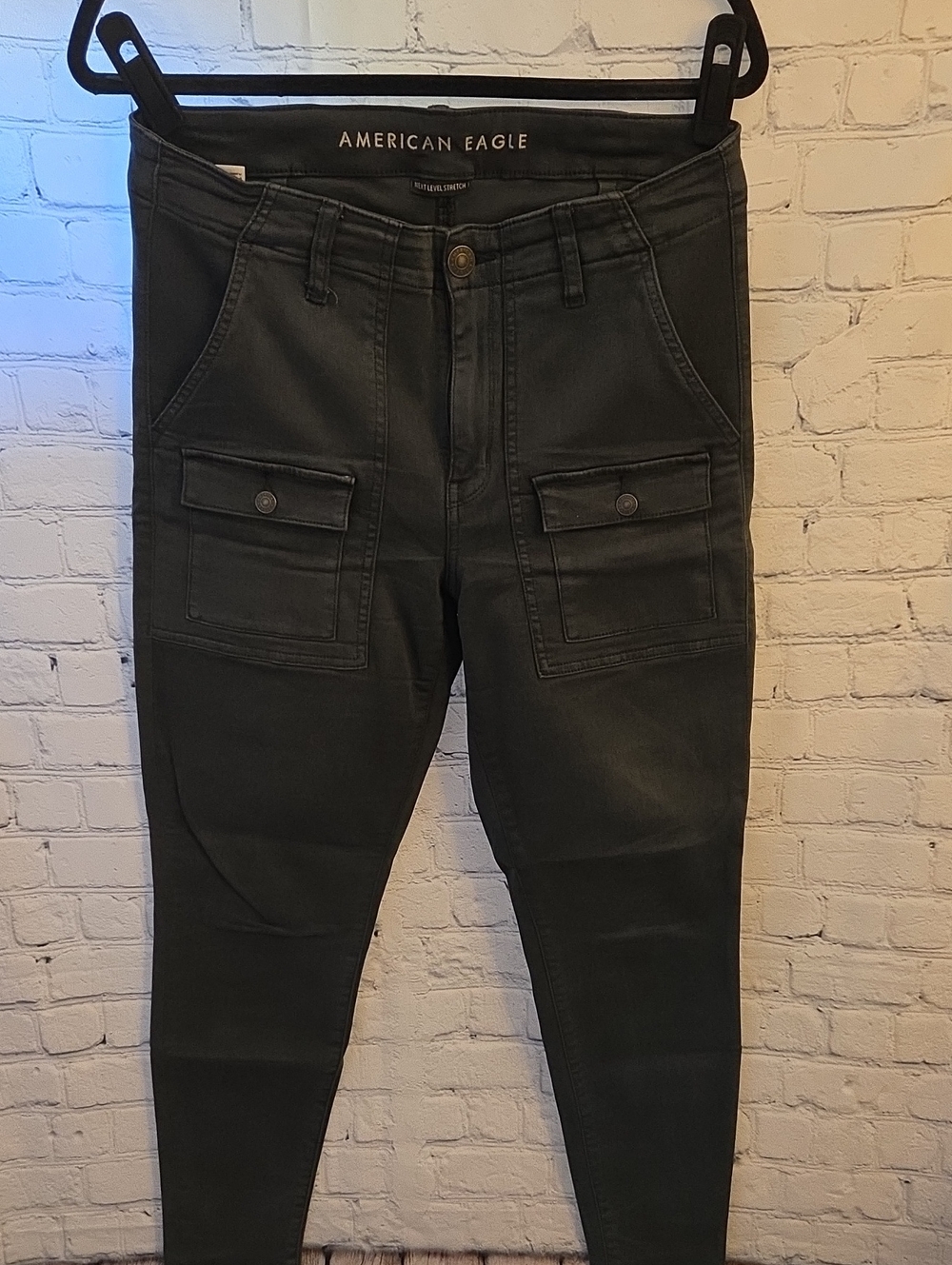 American Eagle Next Level Stretch Cargo Skinny Pants